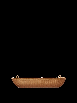 Vægopbevaringskurv i flet 75x14 fra Ferm Living