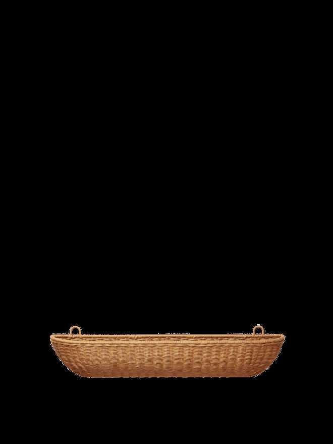 Vægopbevaringskurv i flet 75x14 fra Ferm Living