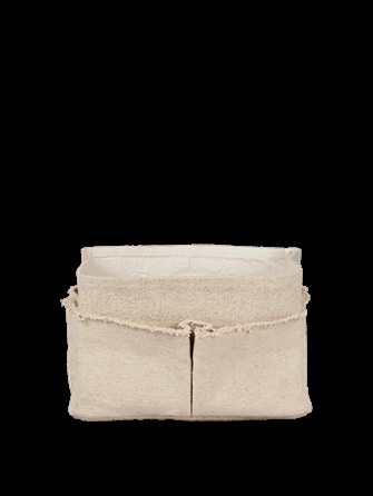 Hokan opbevaringskurv offwhite 18x30 fra Ferm Living