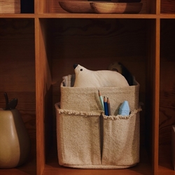 Hokan opbevaringskurv offwhite 18x18 fra Ferm Living