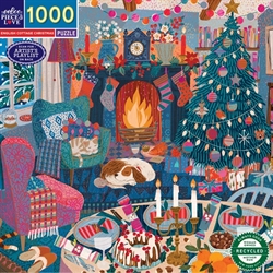 English cottage christmas - Puslespil 1000 brikker fra eeBoo