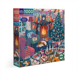 English cottage christmas - Puslespil 1000 brikker fra eeBoo